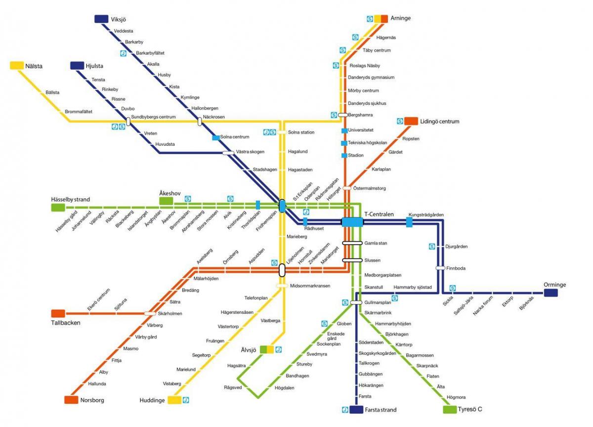 peta Stockholm metro seni
