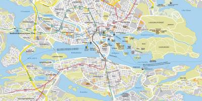 Peta bandar Stockholm