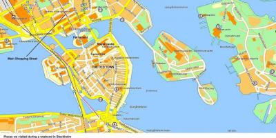 Peta Stockholm pelayaran terminal